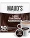 Maud's Dark Hot Chocolate Pods, 50 ct, Single Serve Pods, Compatible with