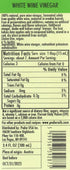 3.4 Oz. 100% PDR Premium White Wine Vinegar - fl. - Natural, Aged in Oak Barrels, Fermented, Unfiltered, Vegan