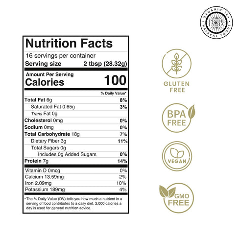 PACK 6 1 lbs (454 Pride of India - of - Red Lentil Flour gm) Hint of Sweetness Slightly Nutty Earthy Flavor Freshly