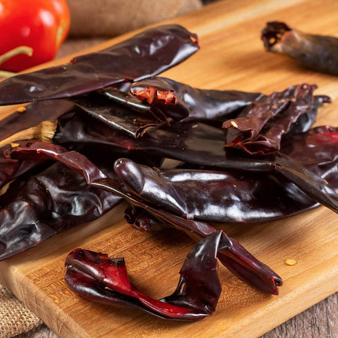 2lb Stemless 1400s Guajillo Chile Bulk, Food Service Size, Whole Dried Red Chile Seco Mexican Peppers, Chiles