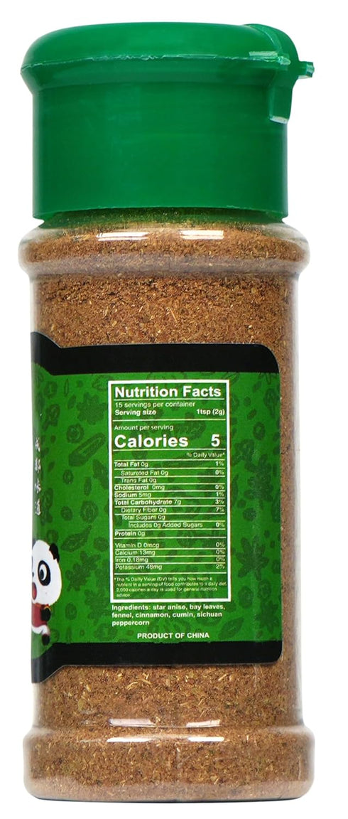 NPG Authentic Chinese Five Spice Blend, 1.08 Oz, Gluten Free, All Natural Ground Mixed Spice for Asian Cuisine