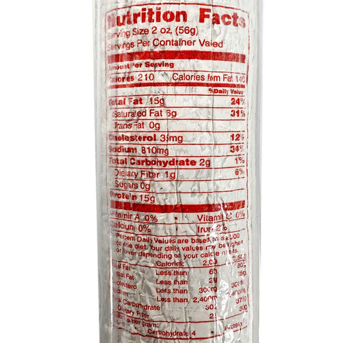 1.8 Lb Bende Salami Teli - Authentic Hungarian Deli Meat, Perfect Sausage For Charcuterie Boards, Breakfast