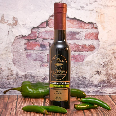 Olive Basket Baklouti Green Chile Fused Olive Oil (750ml)
