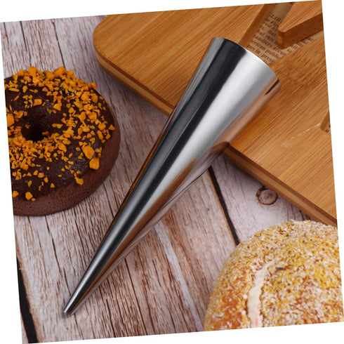 9pcs Alipis Stainless Steel Croissant Conical Baking Tools for Home Bakery for Making Delicious Bread and Pastries