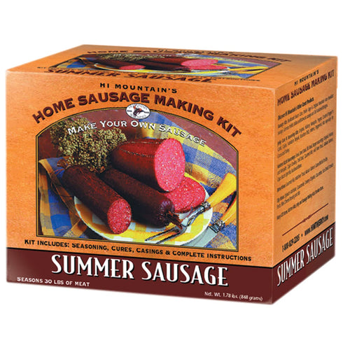 Hi Mountain Summer Sausage Seasoning Kit | ORIGINAL BLEND | Includes 10