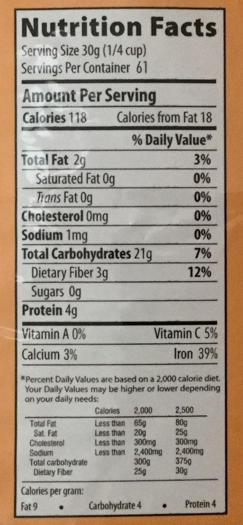 Swad 4 Lbs., 1.816 Gluten Free, Wheat Free Multi-Grain Chappati Flour - Kg