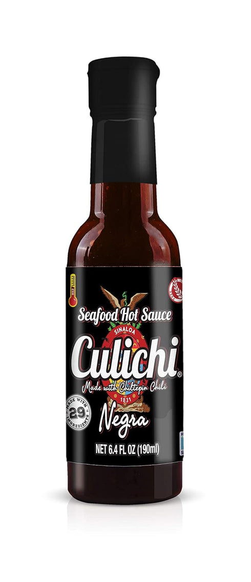 4 6.4oz Salsa Culichi Negra/ Seafood Sause Quantity of Bottles