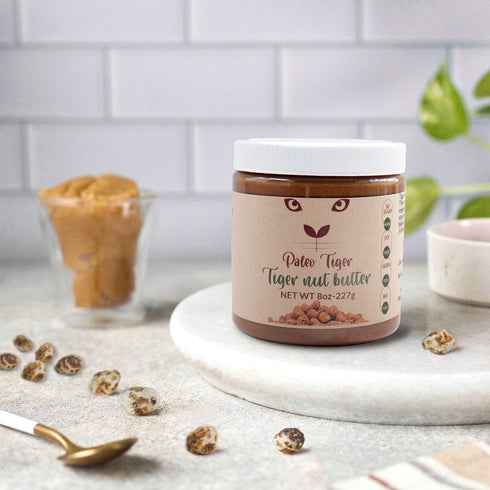 30 8 PALEO TIGER | ORIGINAL Tiger nut butter | AIP and Paleo compliant | Nut free high prebiotic butter | No sugar