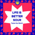 Gummies (Pack 10) Better Sour Tart Cherry Candy, Sour with Bold Fruit Flavor, Mouthwatering Sour Candy Made with Real