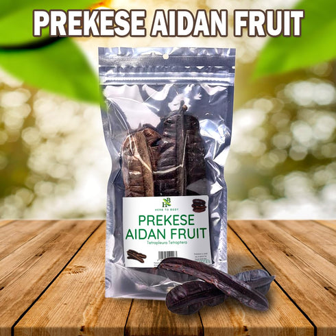 2 Herb To Body Prekese Aidan Fruit Organic - Whole Pods, Tetrapleura Tetraptera, African Dried Herbs for Herbal Tea