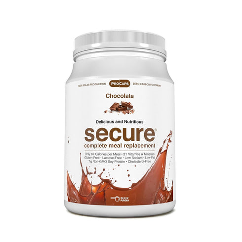 ANDREW LESSMAN Secure Soy Complete Meal Replacement - Chocolate, 10 Servings, 67 Calories, 7g Non-GMO Soy Protein