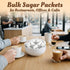 Packets 1000 Count Packets, Packets Sweetmo Sugar Pure Cane White Granulated Sugar Individual Wrapped, Bulk for Coffee