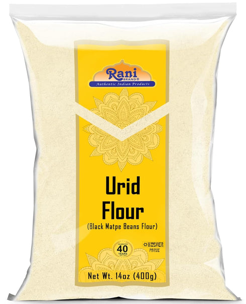 Rani Urid/Urad Flour (Black Matpe Beans Flour) 14oz (400g) ~ All Natural