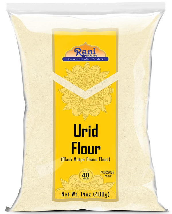 Rani Urid/Urad Flour (Black Matpe Beans Flour) 14oz (400g) ~ All Natural