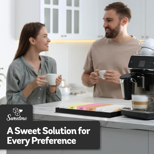 Packets 500 Pack Sweetmo Sugar for Coffee with Serving Tray + Stirrers Ct Kosher Variety Sweeteners with Cane Sugar