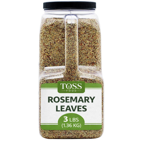 TOSS Dried Rosemary Leaves, 3 LB Herbs Perfect for Seasoning and Spices