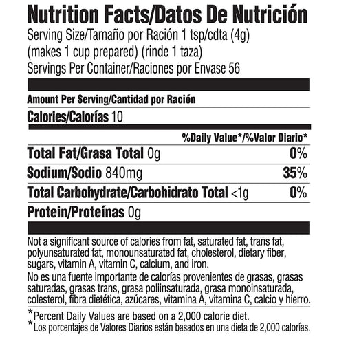 7.9 oz Knorr Beef Flavor Bouillon Granulated For Sauces, Soups and Stews Fat and Cholesterol Free