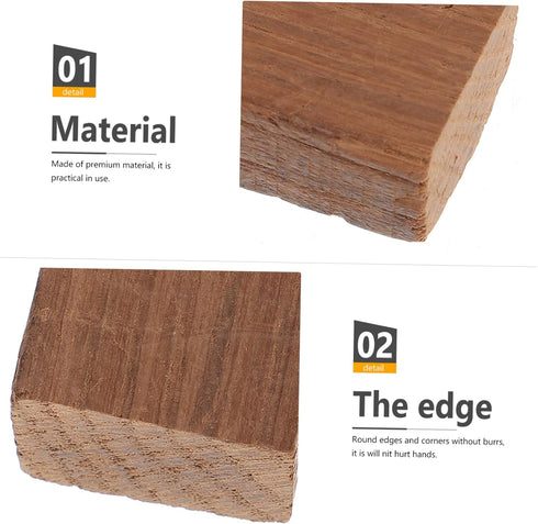 Hemobllo Aging Chip Wine Making Oak Cubes for Home Brewing Enhance Flavor Aroma for Wine Stores Restaurants Random