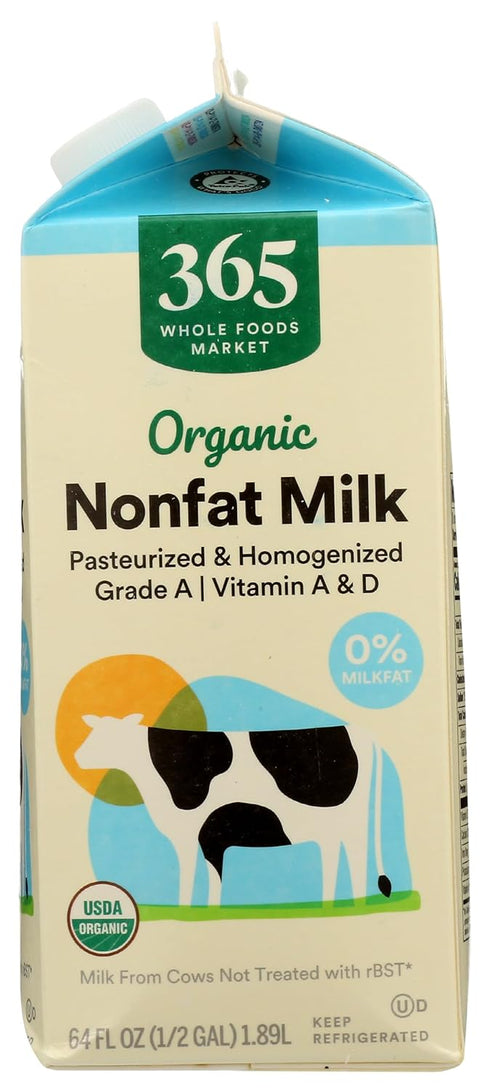 365 by Whole Foods Market 64 oz , Organic Fat Free Milk