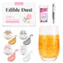 Luster Dust Edible Set, 4g Edible Glitter for Drinks and Cake Decorating, Shimmer Dust for Baking, Chocolates, Cupcakes