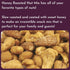 1 LB Honey Roasted Peanuts, Cashews, & Almond Mix - Container