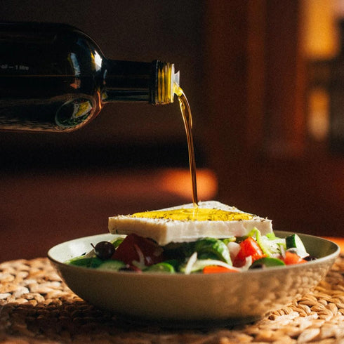 33.8 oz, 1L, Eumelia Koroneiki Extra Virgin Olive Oil, Greek EVOO