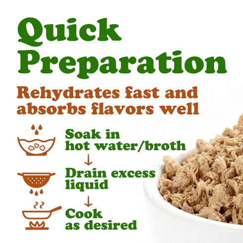8 Food to Live Organic Yellow Pea Flakes, Ounces Textured Pea Protein. Plant Based Vegan Meat Substitute. No-GMO, Keto