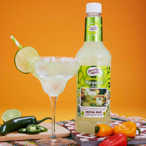 1.75 (59.2 Oz), Pack 3 Master of Mixes Margarita Drink Mix, Ready To Use, Liter Bottle Fl