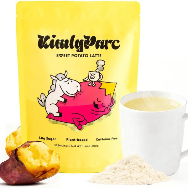 KimlyParc Korean Sweet Potato Latte Mix, 10 oz Real Goguma Powder, Allulose