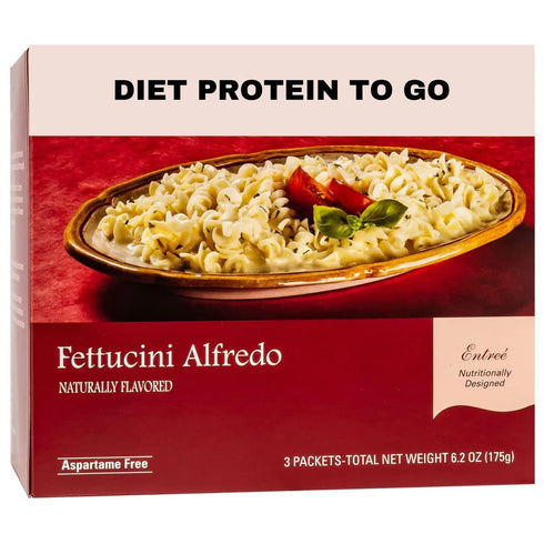 DPTG - Creamy Fettuccini Alfredo Pasta, High Protein, Low Calorie, Low Carb
