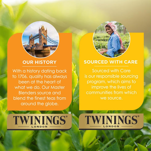 20 (Pack 2) Twinings Irish Breakfast Tea, Decaf Tea Bags, Strong and Distinctive Black Decaffeinated Tea, Individually