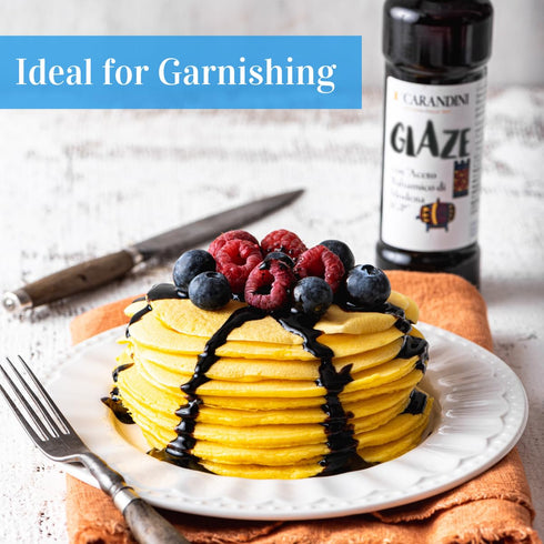 8.45 Oz Pack 2 CARANDINI Glaze with Balsamic Vinegar of Modena Non-GMO, Vegan, Gluten-Free, Made Without Glucose Syrup