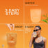 24 Count Waterdrop Hydration Cubes with Vitamin C, B Vitamins, and Electrolytes, Iced Tea Peach Flavor, Flavored Water