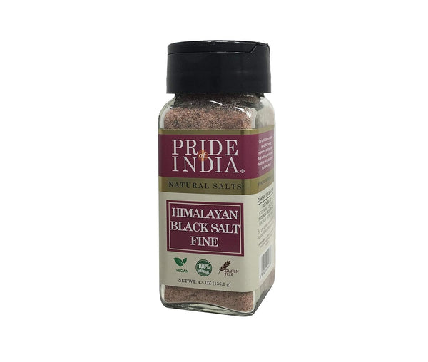 Pride Of India - Himalayan Black Rock Salt - Fine Grind, (4.8