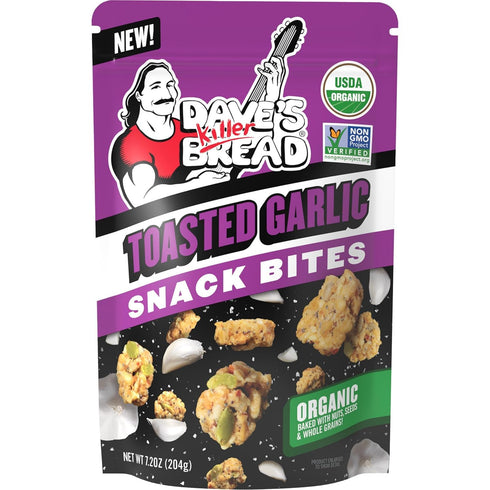 Pack, 1 1 1 1 1 1 Pack) Dave's Killer Bread Organic Snack Bites Variety Epic Everything, Cinna Roll, Honey Nut, PB