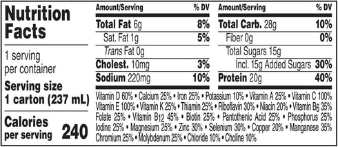 8 (Pack 24) BOOST High Protein Balanced Nutritional Drink, Rich Chocolate, Ounce Bottle