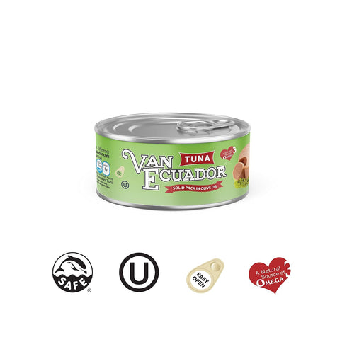 5.3oz (Pack 12) Van Ecuador Tuna in Olive Oil