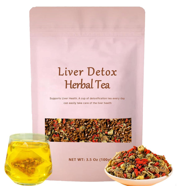 Liver Detox Herbal Tea, Dandelion Root Tea, Chrysanthemum Cassia Seed Goji BerryTea,