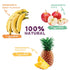 Pack Pack 8 Baked Apple, Pineapple & Sweet Plantain Chips/Crisps by GOOD CHIPS! Crispy, Crunchy, Oil-Free, Healthy