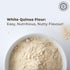 1 lbs (454 Pride of India- White Bolivian Quinoa Flour gm) Nutty Earthy Taste Freshly Milled in Small Batches | Used