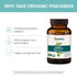 1,050 60 Himalaya Organic Fenugreek for Daily Wellness, Warming and Energizing Properties, mg, Vegan Capsules