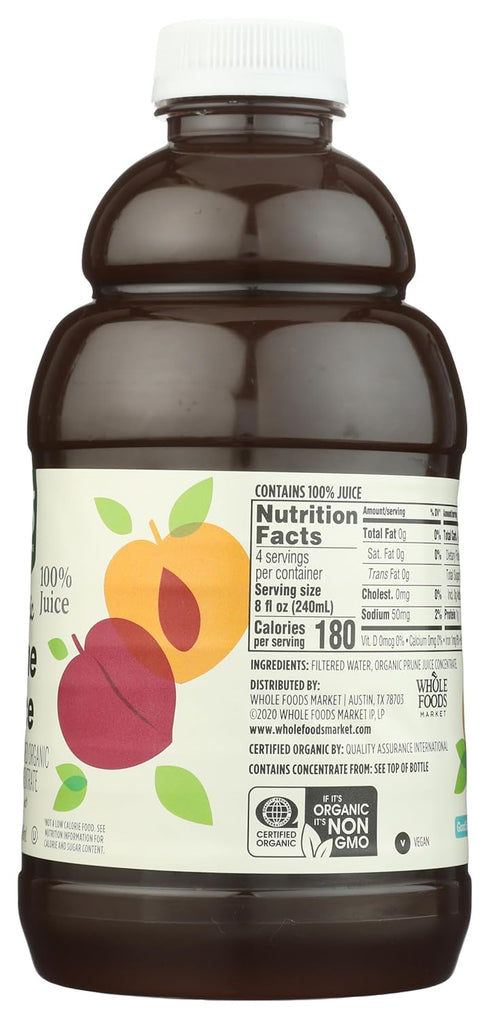 365 100% 32 Oz by Whole Foods Market, Organic Prune Juice, Fl