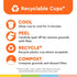 80 Count BIGGBY Best Single Serve Coffee, Recyclable Plastic Cups, Box, Medium Roasted