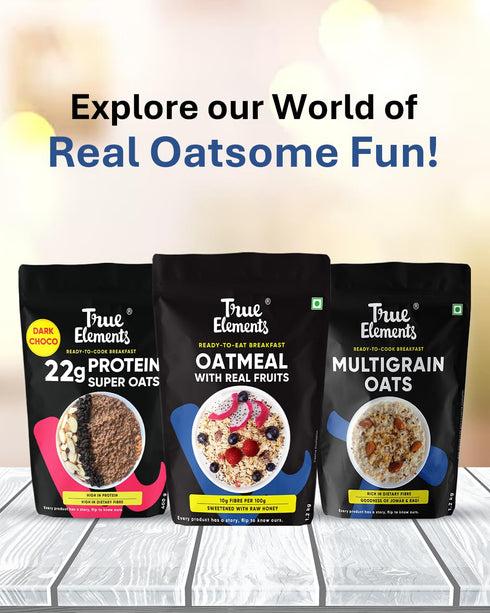 True Elements Multigrain Oatmeal 35 Oz - With goodness of Oats &