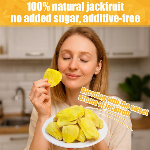 Nahasahr 10oz 100% Dried Jackfruit Chips Natural Jackfruit, No Sugar Added, Fruit-Forward Flavor, Vegan & Gluten-Free