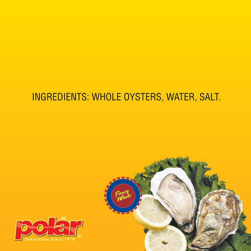 8-Ounce (Pack 12) MW Polar Seafood, Boiled Whole Oyster