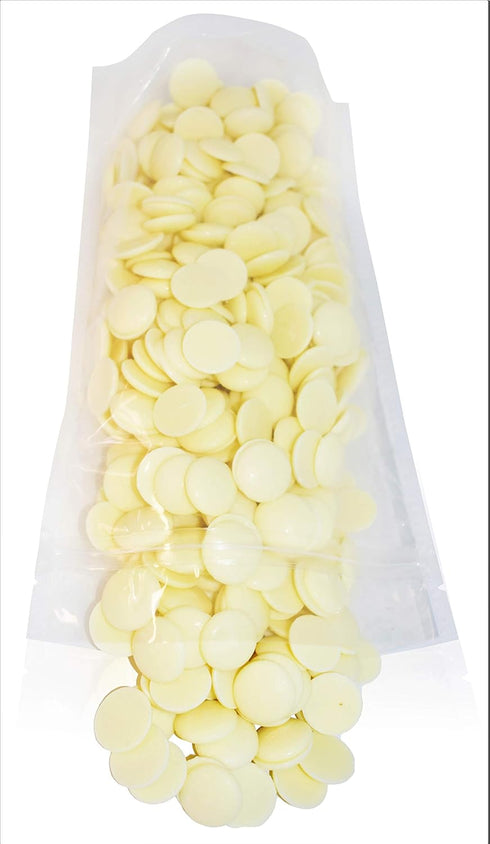 2 Lbs Sarah's Candy Factory Premium Coating Melting Wafers White Chocolate Baking in Bag, Kosher and Gluten Free