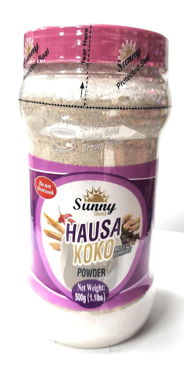 Generic Sunny Gold Hausa Koko Millet Porridge Powder, 500g (1.1 lbs)
