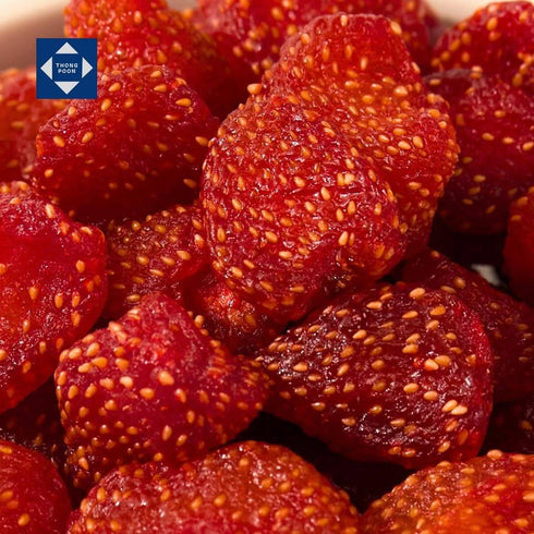 3.5OZ (100gram) Natural Dried Strawberry Premium Quality, Soft & Chewy, Naturally Sweet & Sour, Gluten-Free, Vegan