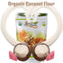 (4 LBS) Anna and Sarah Organic Coconut Flour, Kosher, Gluten Free, Halal, Non GMO, Vegan, Keto Friendly, in Resealable
